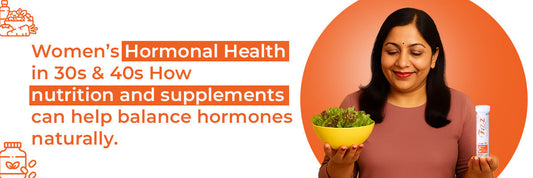 How nutrition and supplements can help 30's plus women balance hormones naturally?